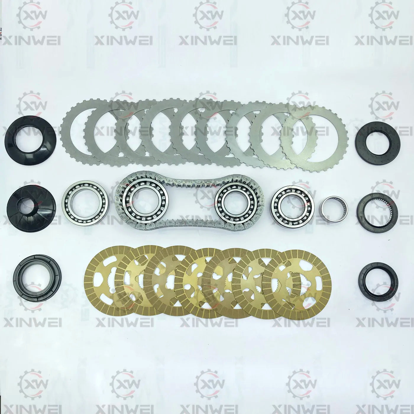 Transfer Case Chain Friction Plate Steel Plate & Dust Cover Kit for BMW X3 X5 X7 5 Series M Series | ATC13