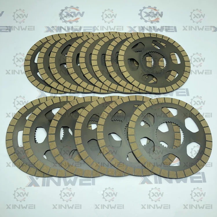 UTV Clutch Transfer Case Differential Friction Plate Kit - Steel Plate Set for ATC35L / ATC45L Systems