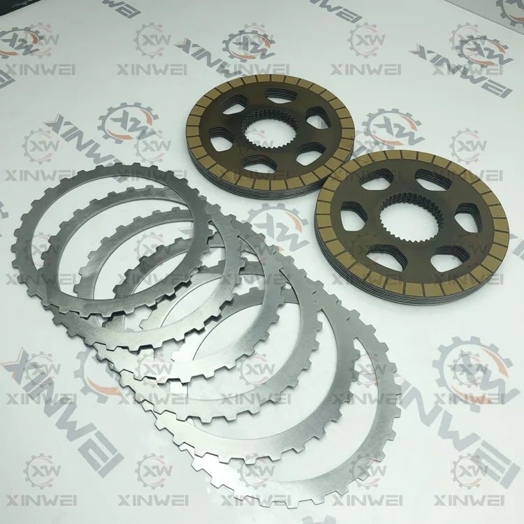 UTV Clutch Transfer Case Differential Friction Plate Kit - Steel Plate Set for ATC35L / ATC45L Systems