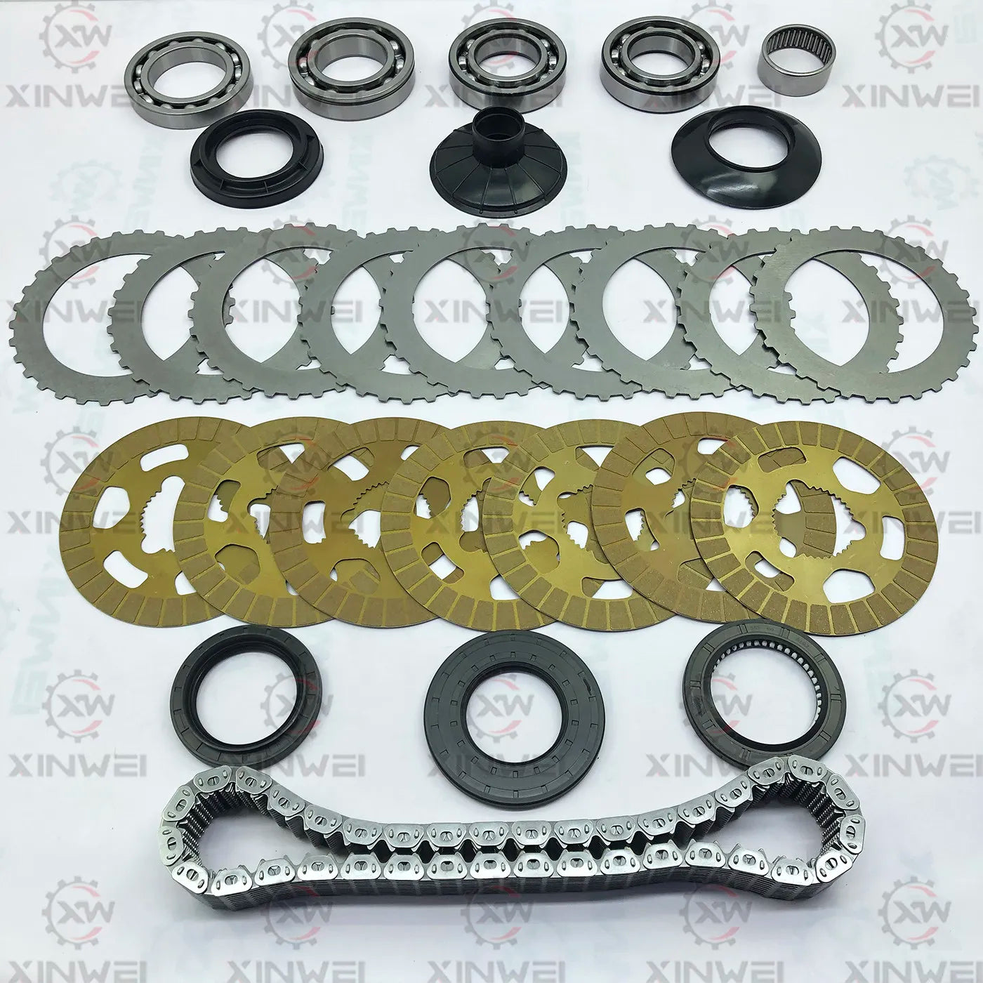 Transfer Case Chain Friction Plate Steel Plate & Dust Cover Kit for BMW X3 X5 X7 5 Series M Series | ATC13