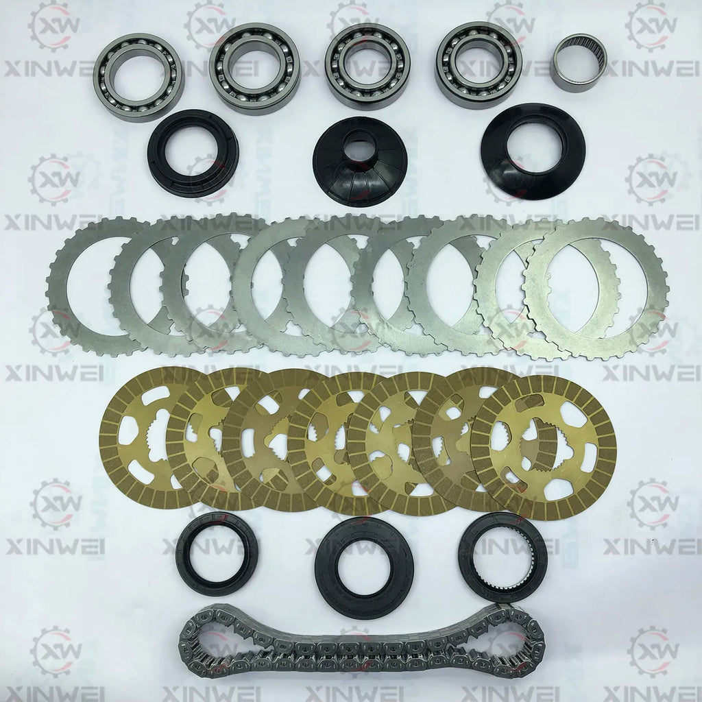 Verteilergetriebe Kette Reibscheibe Stahlscheibe & Staubschutz Kit für BMW X3 X5 X7 5er M Serie | ATC13