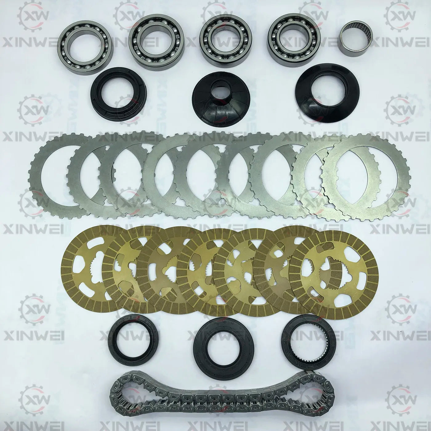 Transfer Case Chain Friction Plate Steel Plate & Dust Cover Kit for BMW X3 X5 X7 5 Series M Series | ATC13