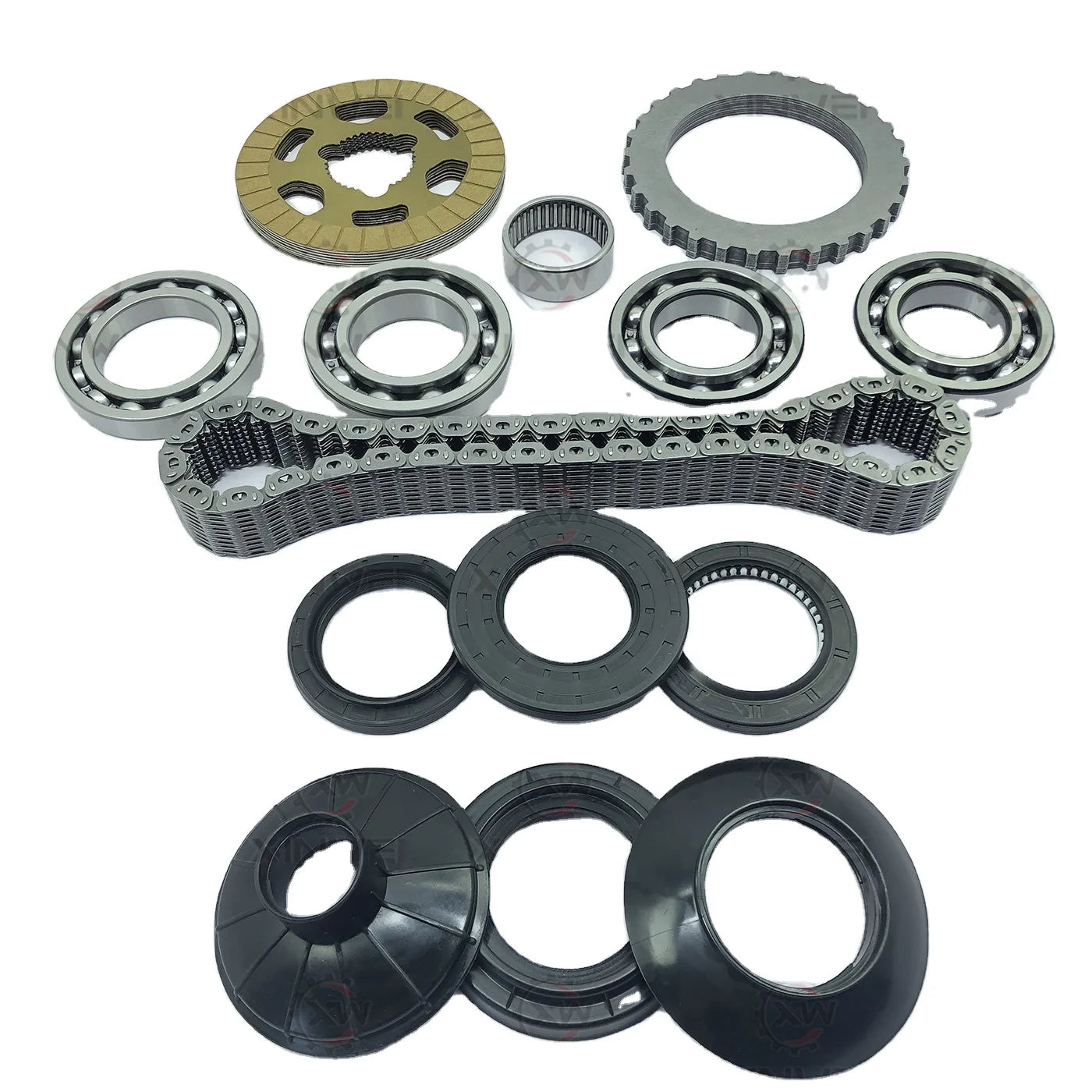 Transfer Case Chain Friction Plate Steel Plate & Dust Cover Kit for BMW X3 X5 X7 5 Series M Series | ATC13